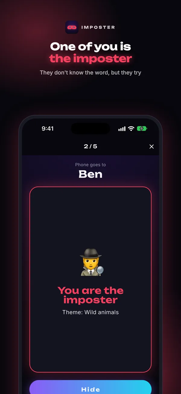 IMPOSTER: Word Party Game — Screenshots 2