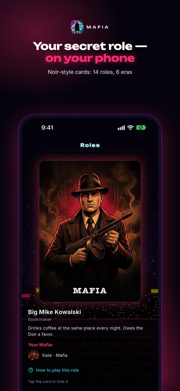 MAFIA: Party Game with Phones — Screenshots 1