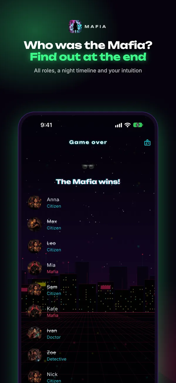 MAFIA: Party Game with Phones — Screenshots 5