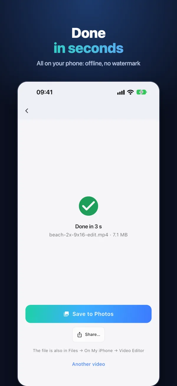 Video Editor — 7